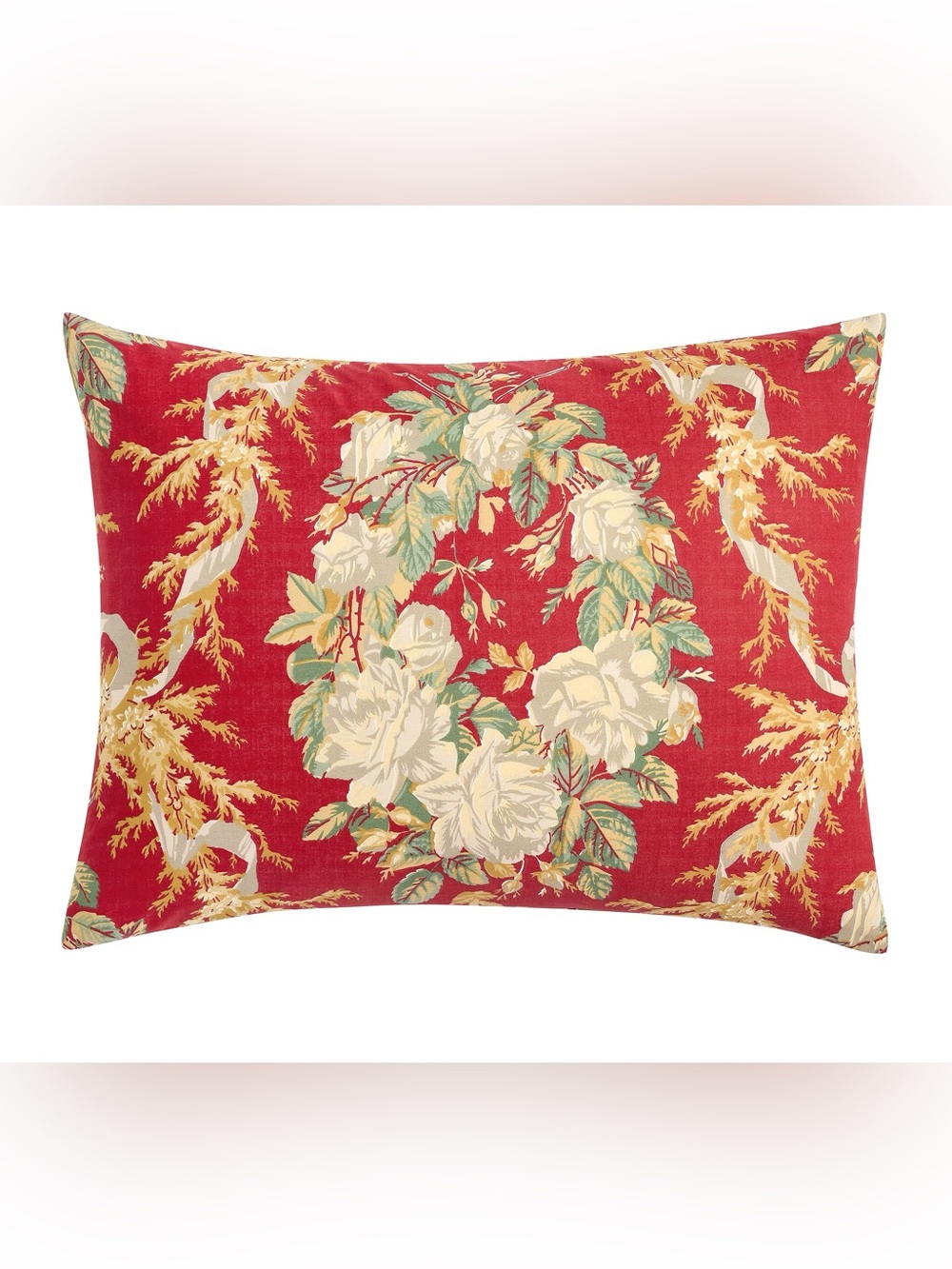 Pottery Barn ~ Estelle Sham, Red Multi,
Standard pillow cover